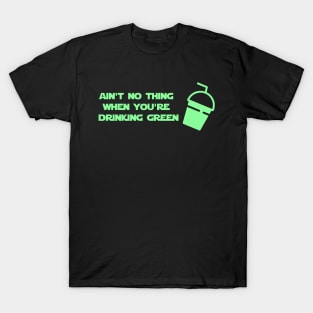 Edge of the Galaxy Green Milk T-Shirt